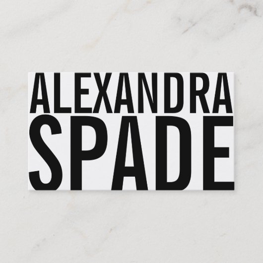 新しいカッコいいの名刺-ファッション、裁縫、テーラー 名刺 (正面)