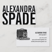 新しいカッコいいの名刺-写真撮影、フィルム、カスタム 名刺 (正面/裏面)