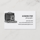 新しいカッコいいの名刺-写真撮影、フィルム、カスタム 名刺 (裏面)