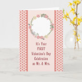 新しいカップルとしての最初のバレンタイン、フォトカードの追加 カード (黄色い花)