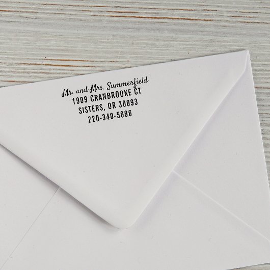 新しいカップルパーソナライズされた差出人住所セルフインク セルフインキングスタンプ