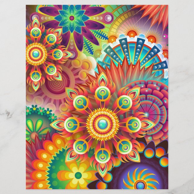 新しいカラフル抽象芸術の背景 (正面)