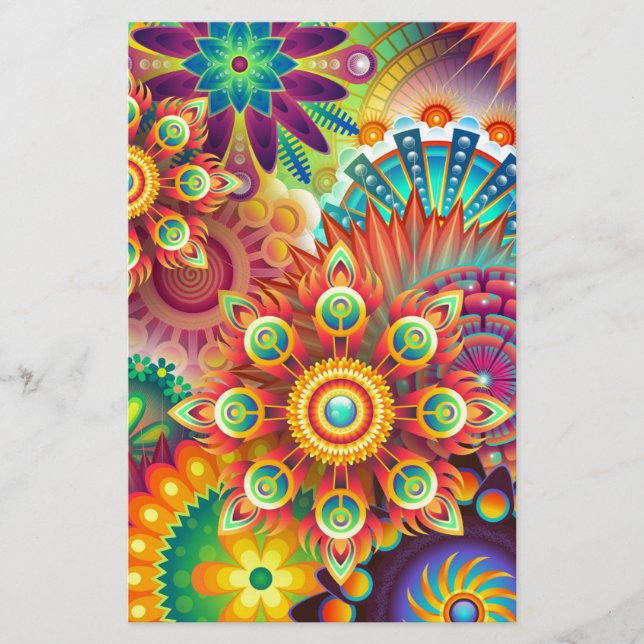 新しいカラフル抽象芸術の背景 (正面)