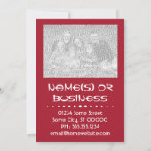 新しいカリフォルニアの住所 案内状 (裏面)