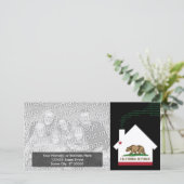 新しいカリフォルニア州の住所 案内状 (スタンド正面)