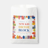 新しいキッズオンザブロックハウスニュートラル赤ちゃんシャワー フェイバーバッグ (正面)
