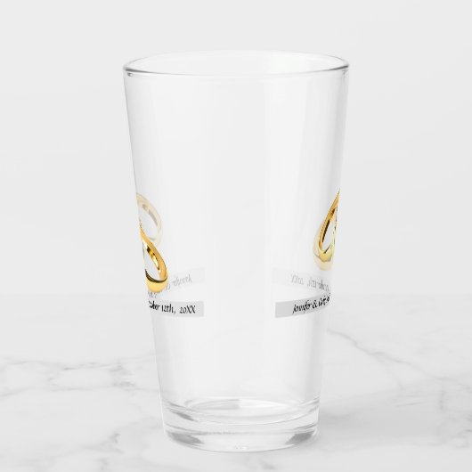 新しいギフトの名前と日付（高） タンブラーグラス (右)