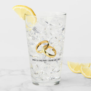 新しいギフトの名前と日付（高） タンブラーグラス