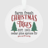 新しいクリスマスツリーを育てるクリスマス装飾品 オーナメント (裏面)