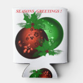 新しいクリスマスデザイン 缶クーラー (裏面)