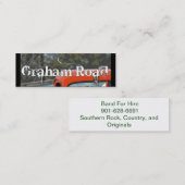 新しいグラハムRdの名刺 スキニー名刺 (正面/裏面)