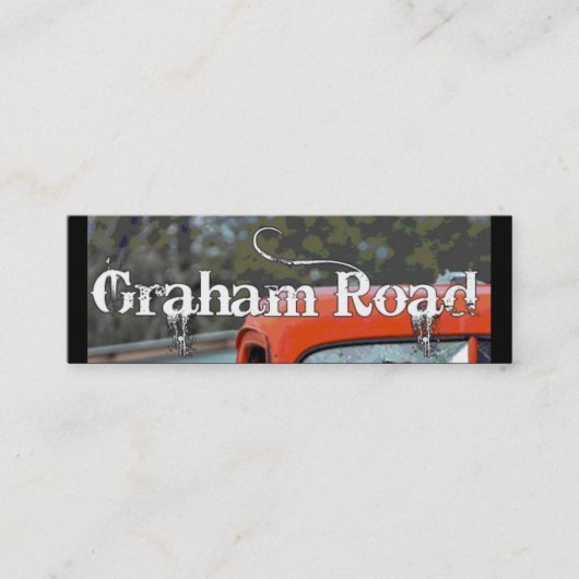 新しいグラハムRdの名刺 スキニー名刺 (正面)
