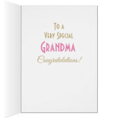 新しいグランドドーターカードのおめでとう (内側 (右))