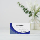 新しいコンセプトのITコンサルタント名刺 名刺 (スタンド正面)