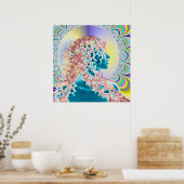 新しいサイケデリックロマンチック ポスター (キッチン)