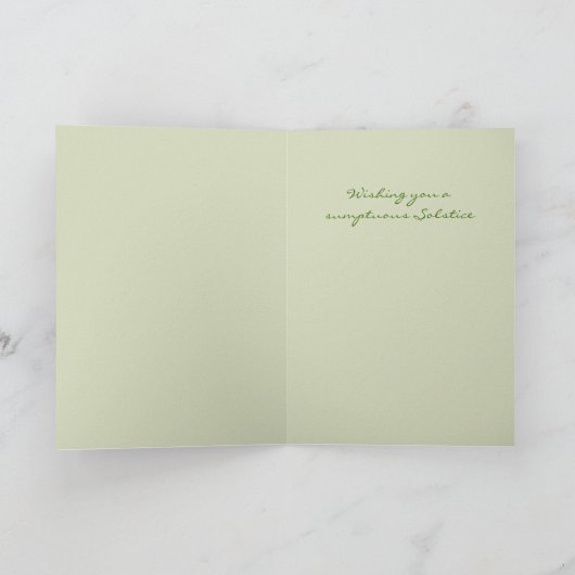 新しいサマーガール至グリーティングカード カード (内部)