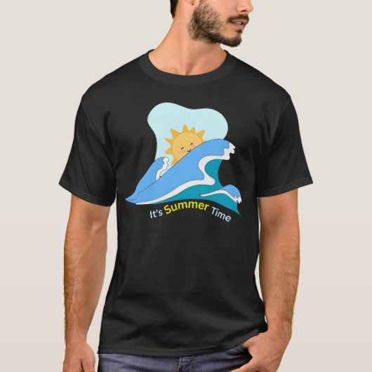 新しいサマーデザインの友達 Tシャツ (正面)