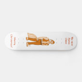 新しいサンタクロースのメリークリスマス! スケートボード (横)