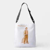 新しいサンタクロース – メリークリスマス！ クロスボディバッグ (裏面)