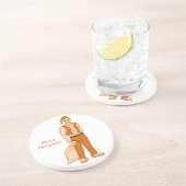 新しいサンタクロース – メリークリスマス！ コースター (側面)