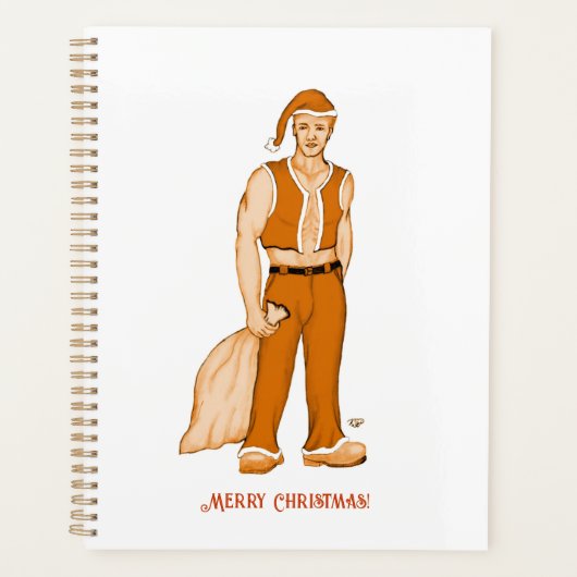 新しいサンタクロース – メリークリスマス！ プランナー手帳 (正面)