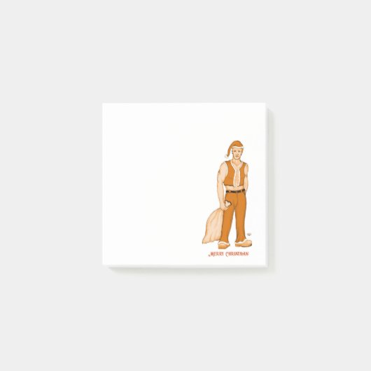 新しいサンタクロース – メリークリスマス！ ポストイット (正面)
