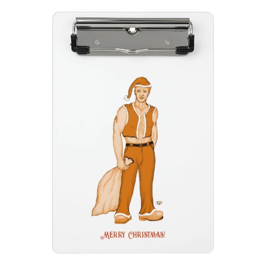 新しいサンタクロース – メリークリスマス！ ミニクリップボード (正面)