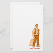 新しいサンタクロース – メリークリスマス! 便箋 (正面/裏面)