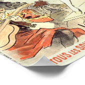 新しいシルクフランスのヴィンテージ広告ズ ポスター (角)