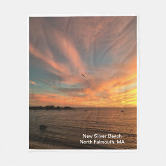 新しいシルバービーチフリースブランケット、50インチx 60インチ フリースブランケット