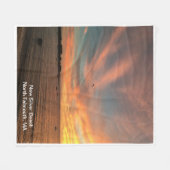 新しいシルバービーチフリースブランケット、50インチx 60インチ フリースブランケット (正面(横))