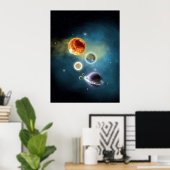 新しいシ太陽のステム ポスター (ホームオフィス)