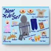 新しいジェットセット空おもしろい気旅行漫画パロディ フォトプラーク (正面)