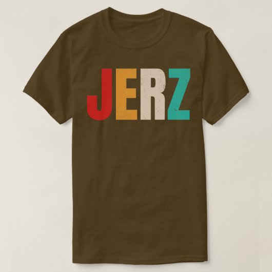 新しいジェルツヴィンテージ Tシャツ (デザイン正面)