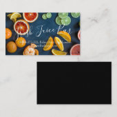 新しいジュースバーの菜食主義のビーガンの健康な生命 名刺 (正面/裏面)