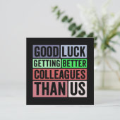 新しいジョおもしろいブ |お別れ同僚離れの |良いL アドバイスカード (スタンド正面)