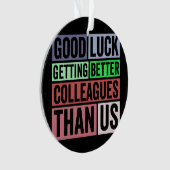 新しいジョおもしろいブ |お別れ同僚離れの |良いL オーナメント (正面)