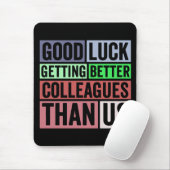 新しいジョおもしろいブ |お別れ同僚離れの |良いL マウスパッド (マウス)