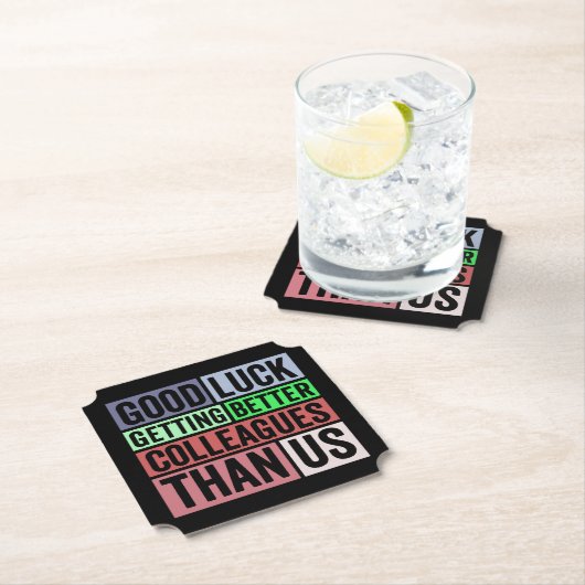新しいジョおもしろいブ |さよなら同僚離れの |良いL ペーパーコースター (インサイチュ)