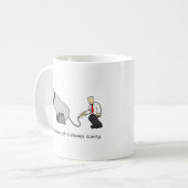 新しいジョブおめでとうサーカスの漫画 コーヒーマグカップ (正面左)