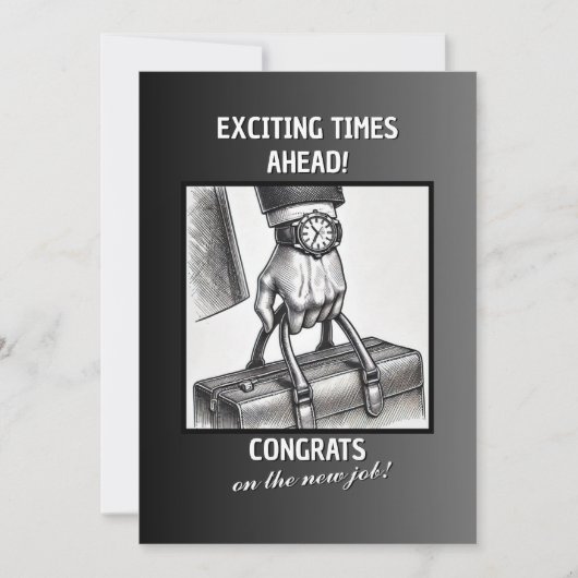 新しいジョブのおめでとう シーズンカード (正面)