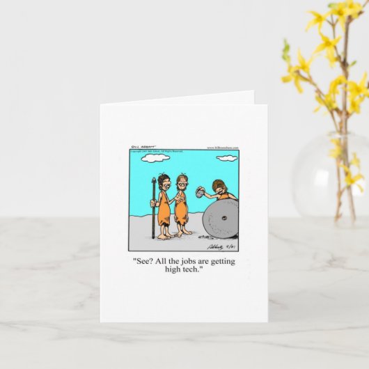 新しいジョブのグリーティングカードおめでとう カード (黄色い花)