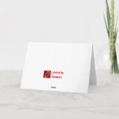 新しいジョブのグリーティングカード カード (裏面)