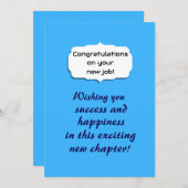 新しいジョブの完了 シーズンカード (正面/裏面)