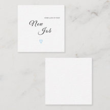 新しいジョブの幸運おめでとうカード