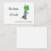 新しいジョブの幸運のお祝いカード ノートカード (正面/裏面)