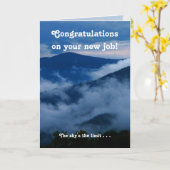 新しいジョブカやる気を起こさせるード カード (黄色い花)