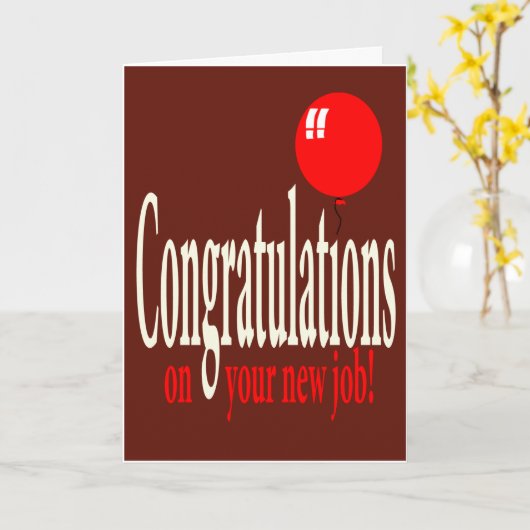 新しいジョブカードのご利用おめでとうございます カード (黄色い花)