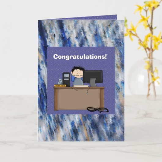 新しいジョブカード カード (黄色い花)