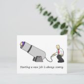 新しいジョブサーカスのキャノンを開始するのは怖い ポストカード (スタンド正面)